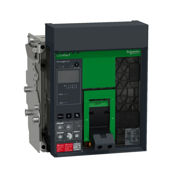 Disjoncteur ComPacT NS1000H 3P 70KA 1000A MicroLogic 2.0 MAN Débrochable sans châssis Disjoncteur ComPacT NS1000H 3P 70KA 1000A MicroLogic 2.0 MAN Débrochable sans châssis