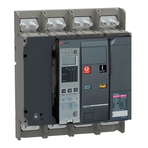 Disjoncteur ComPacT NS1000N 4P 50KA 1000A MicroLogic 2.0A MOT 230CA RAC AV/AV