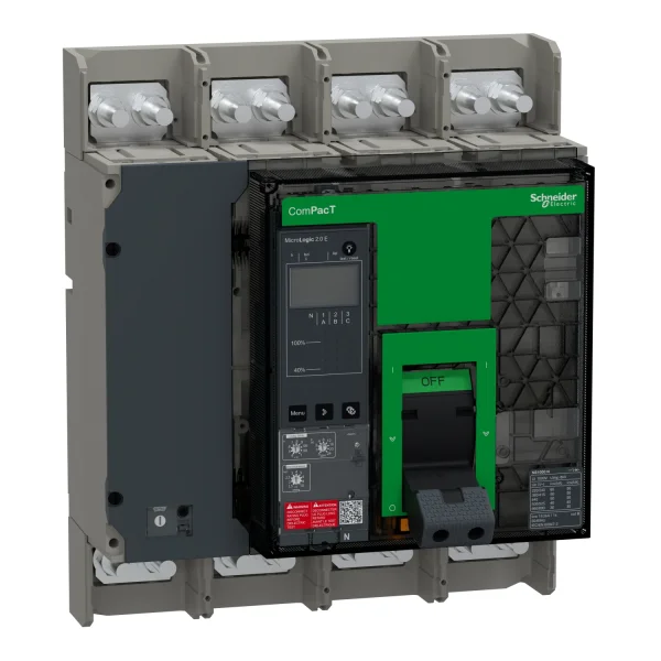 Disjoncteur ComPacT NS1250N 4P 50KA 1250A MicroLogic 2.0E MANU RAC AV/AV
