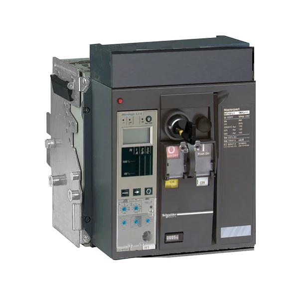 Disjoncteur MasterPacT NT 1600A H2 3P 50KA MicroLogic 5.0A MOT 24CC Débrochable sans châssis Disjoncteur MasterPacT NT 1600A H2 3P 50KA MicroLogic 5.0A MOT 24CC Débrochable sans châssis